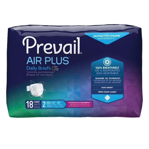 Prevail Air Plus Daily Briefs, Size 2, 18PK PVBNG-013CA - main
